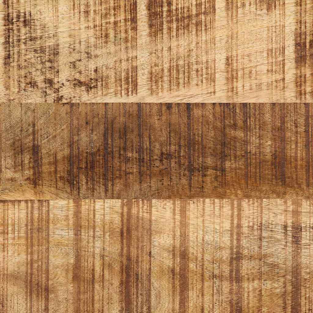 Spiegel Schwarz und Braun 70 x 2 x 70 cm Massivholz Akazie