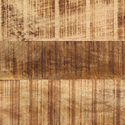 Spiegel Schwarz und Braun 70 x 2 x 70 cm Massivholz Akazie