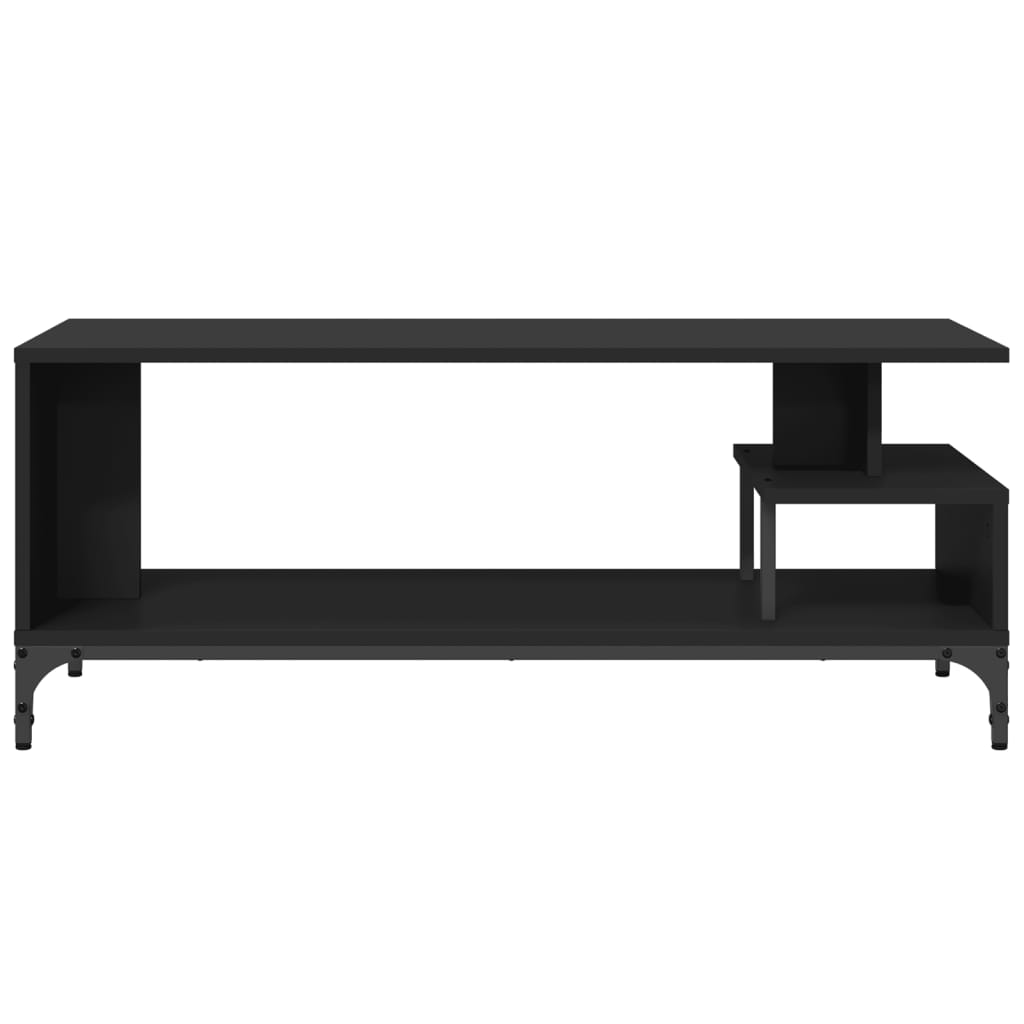 TV-skab Sort 102x40x41 cm Træmateriale og Stål