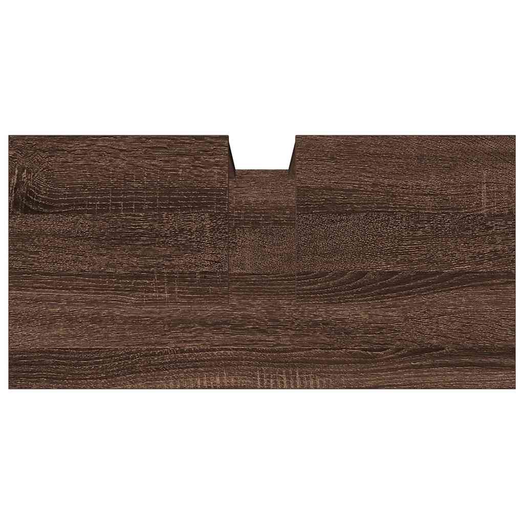 Waschbeckenunterschrank Braun Eichen-Optik 60x30x60 cm