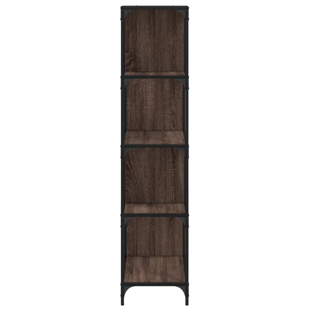 Reol 4 Etagers Brun Eg Look 139x33,5x149 cm