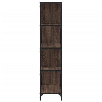 Reol 4 Etagers Brun Eg Look 139x33,5x149 cm