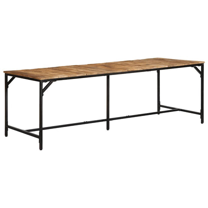 Esstisch 220x90x75 cm Raues Massivholz Mango
