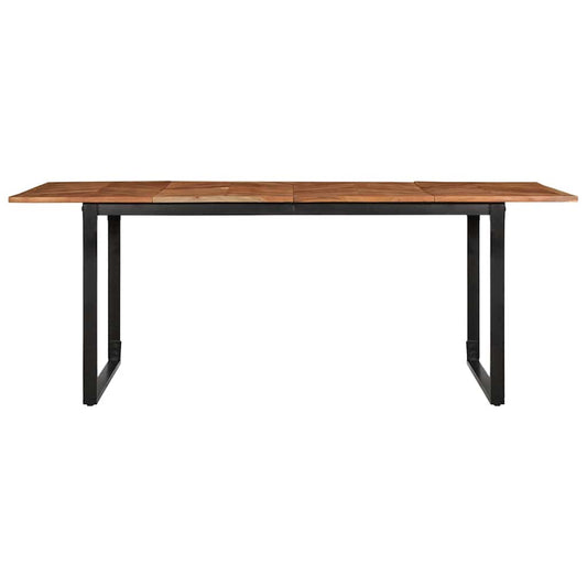 Esstisch 200x100x75 cm Massivholz Akazie