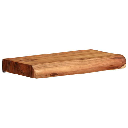 Wandregale 2 Stk. 30x20x3,5 cm Massivholz Akazie