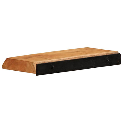 Wandregale 2 Stk. 30x20x3,5 cm Massivholz Akazie