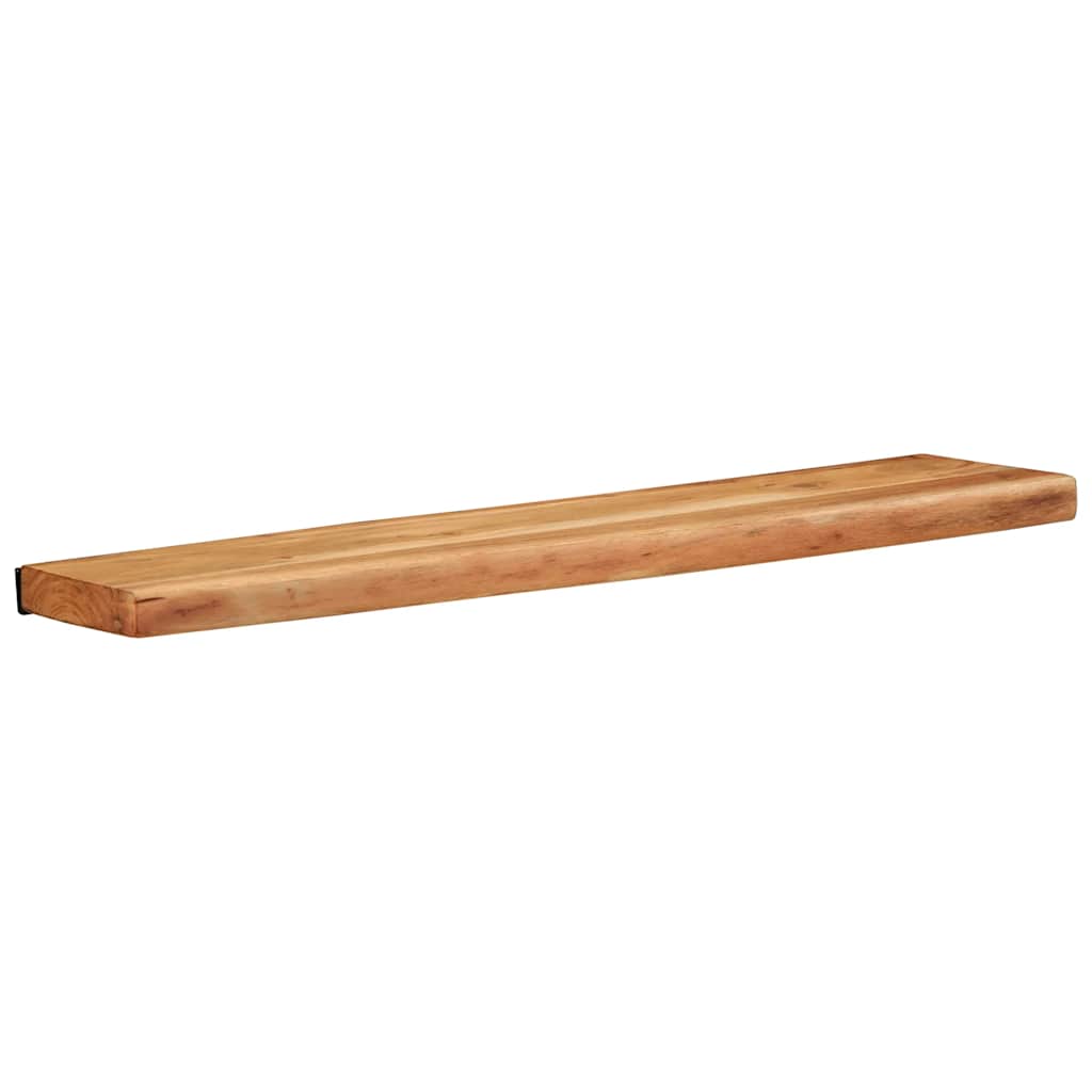 Wandregale 2 Stk. 80x20x3,5 cm Massivholz Akazie