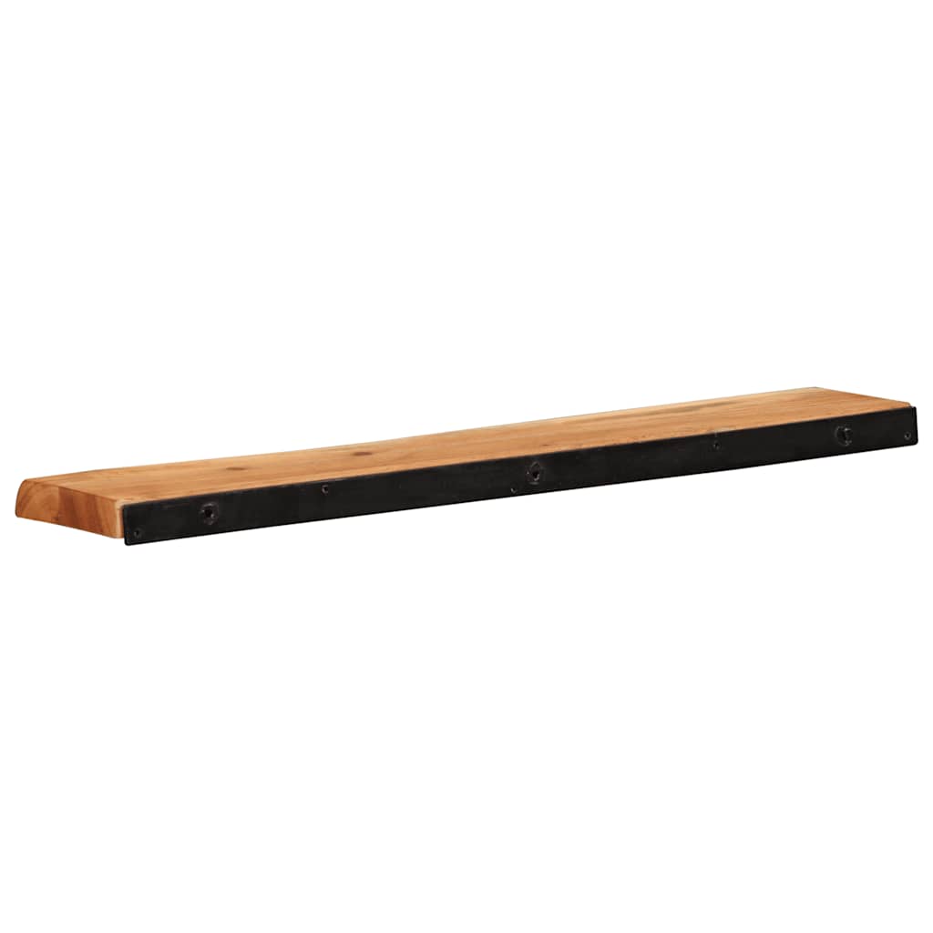 Wandregale 2 Stk. 80x20x3,5 cm Massivholz Akazie