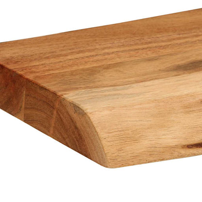 Wandregale 2 Stk. 80x20x3,5 cm Massivholz Akazie