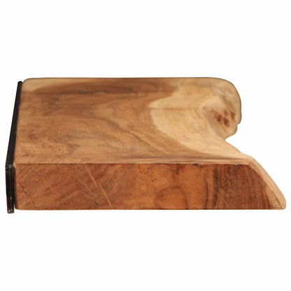 Wandregale 2 Stk. 100x20x3,5 cm Massivholz Akazie