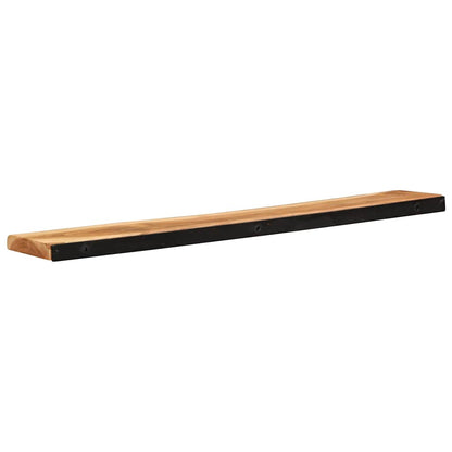 Wandregale 2 Stk. 100x20x3,5 cm Massivholz Akazie