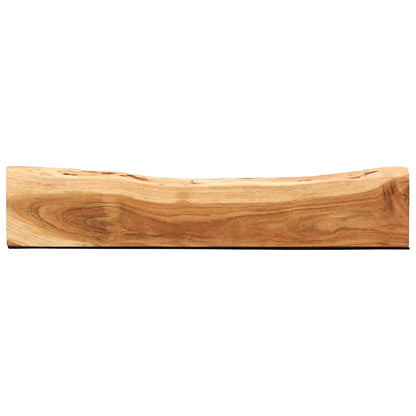 Wandregale 2 Stk. 100x20x3,5 cm Massivholz Akazie