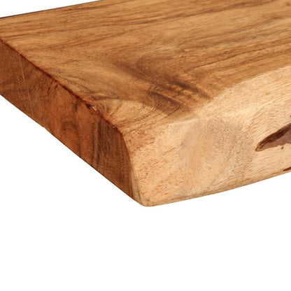 Wandregale 2 Stk. 100x20x3,5 cm Massivholz Akazie