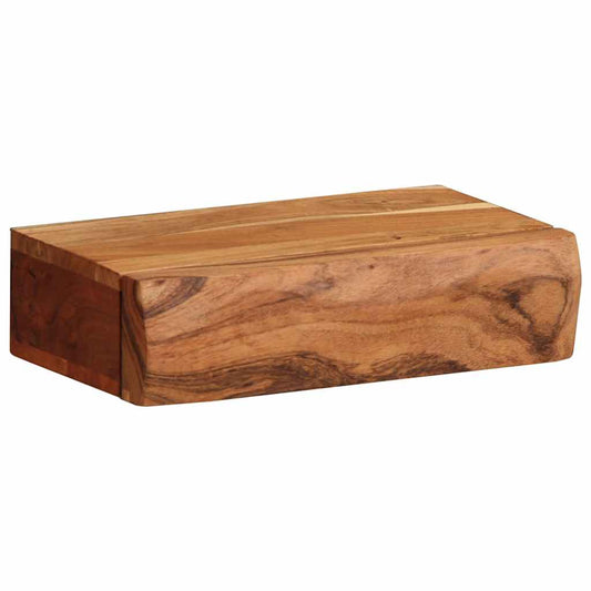 Wandregale 2 Stk. 30x17x8 cm Massivholz Akazie