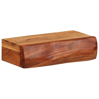Wandregale 2 Stk. 30x17x8 cm Massivholz Akazie
