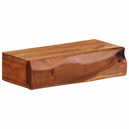Wandregale 2 Stk. 30x17x8 cm Massivholz Akazie