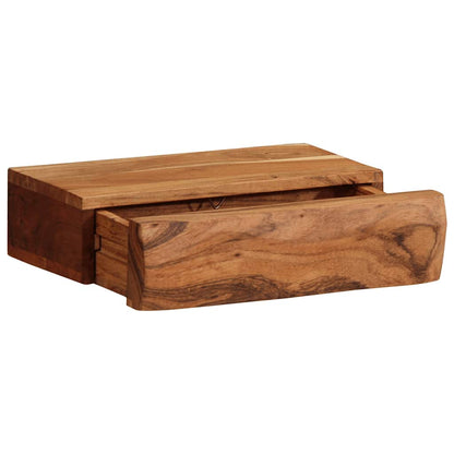 Wandregale 2 Stk. 30x17x8 cm Massivholz Akazie