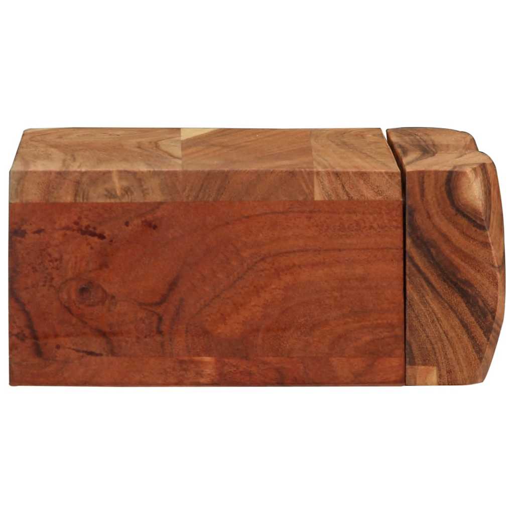Wandregale 2 Stk. 30x17x8 cm Massivholz Akazie