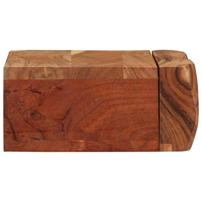Wandregale 2 Stk. 30x17x8 cm Massivholz Akazie
