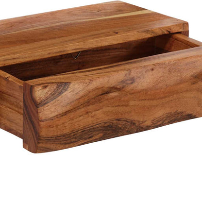 Wandregale 2 Stk. 30x17x8 cm Massivholz Akazie