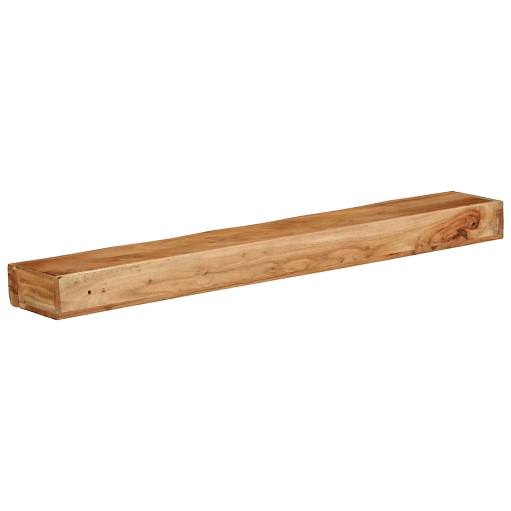 Wandregale 2 Stk. 100x17x8 cm Massivholz Akazie