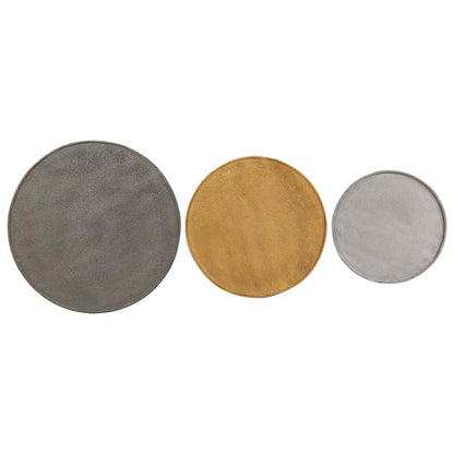 Couchtisch 3 Stk. Mehrfarbig Holzwerkstoff