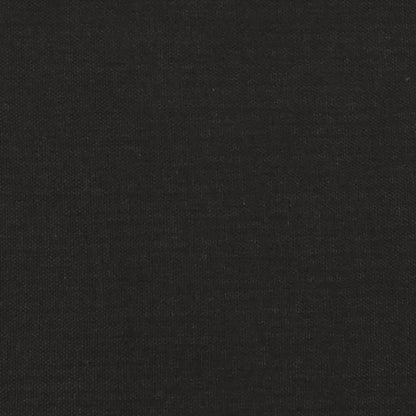 Schlafsofa 2-Sitzer Schwarz Stoff