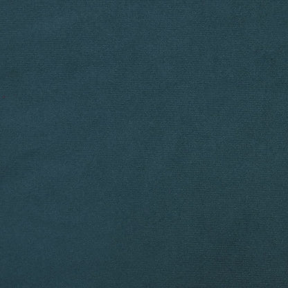 Schlafsofa 2-Sitzer Blau Samt