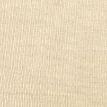 Schlafsofa 2-Sitzer Creme Stoff