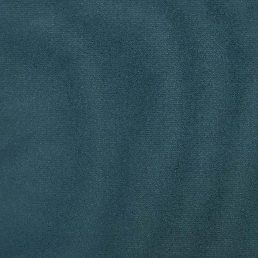 Schlafsofa 2-Sitzer Blau Samt