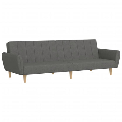 Sovesofa 2-personers lysegrå stof