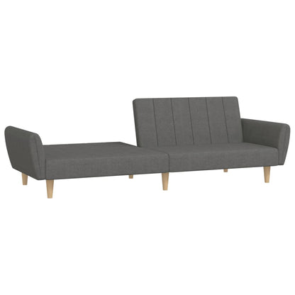 Sovesofa 2-personers lysegrå stof