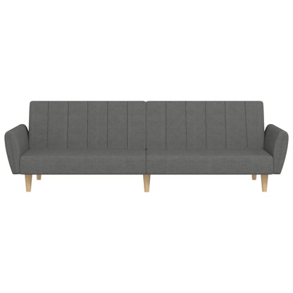 Sovesofa 2-personers lysegrå stof