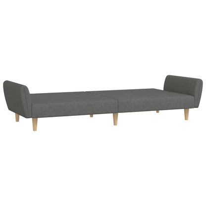 Sovesofa 2-personers lysegrå stof