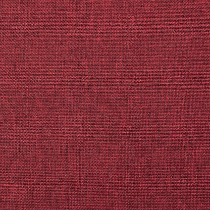Schlafsofa 2-Sitzer mit 2 Kissen Weinrot Stoff