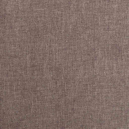 Schlafsofa 2-Sitzer mit 2 Kissen Taupe Stoff