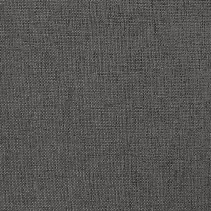Schlafsofa 2-Sitzer mit 2 Kissen Dunkelgrau Stoff
