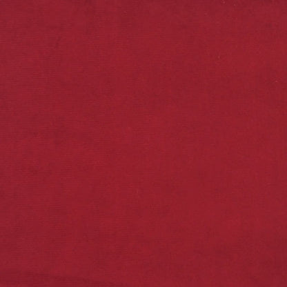 Schlafsofa 2-Sitzer mit 2 Kissen Weinrot Samt