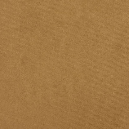 Schlafsofa 2-Sitzer Braun Samt