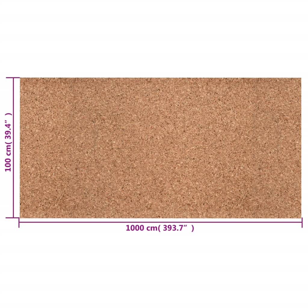 Korkrolle 100x1000 cm 2 mm