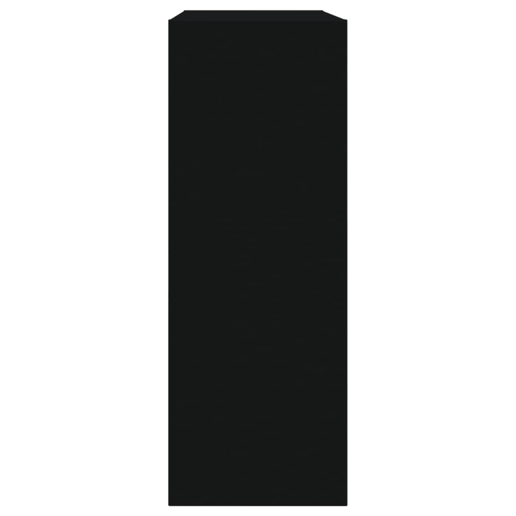 Schuhschrank Schwarz 60x21x57 cm Holzwerkstoff
