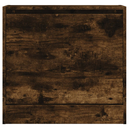 Schuhschrank Räuchereiche 60x21x57 cm Holzwerkstoff