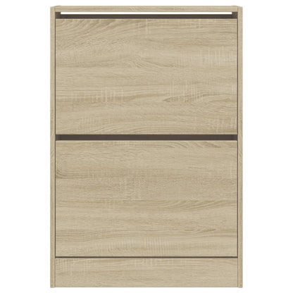 Schuhschrank Sonoma-Eiche 60x21x87,5 cm Holzwerkstoff