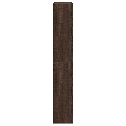 Schuhschrank Braun Eichen-Optik 60x21x125,5 cm Holzwerkstoff