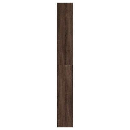 Schuhschrank Braun Eichen-Optik 60x21x163,5 cm Holzwerkstoff