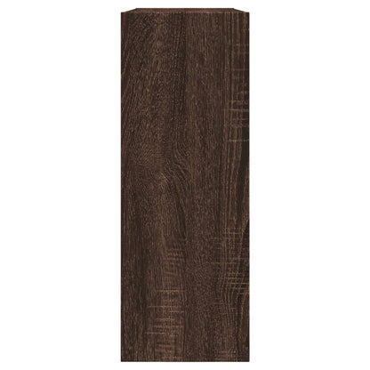 Schuhschrank Braun Eichen-Optik 80x21x57 cm Holzwerkstoff