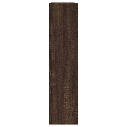 Schuhschrank Braun Eichen-Optik 80x21x87,5 cm Holzwerkstoff