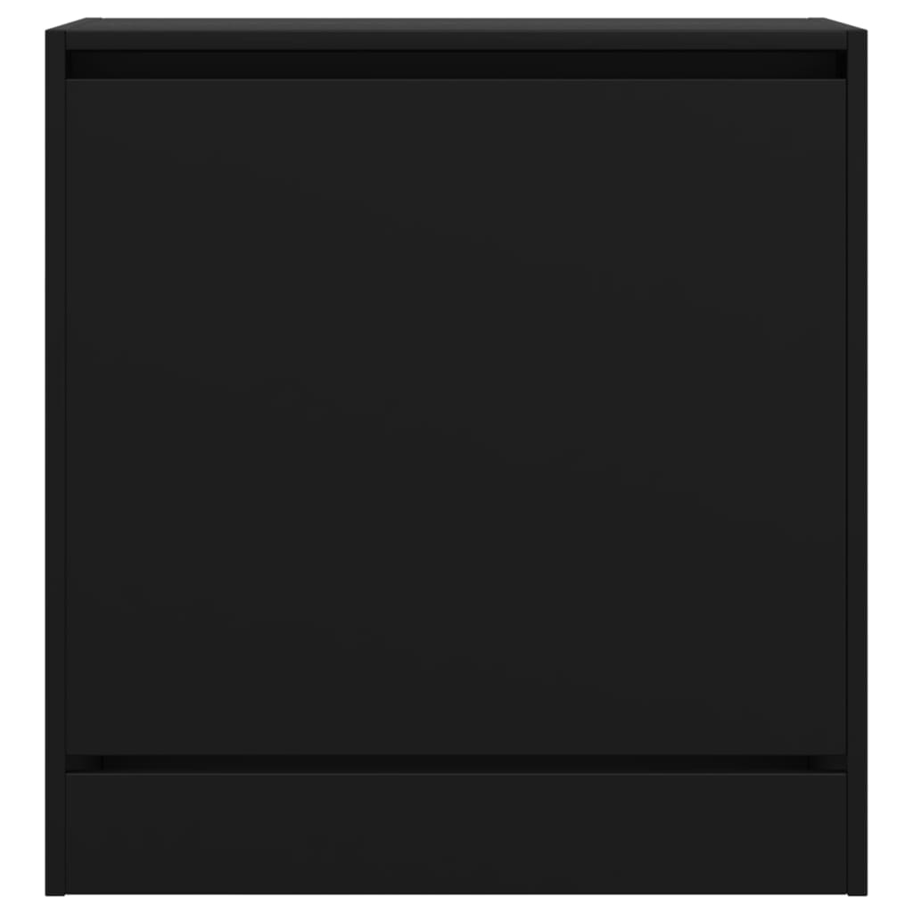 Schuhschrank Schwarz 60x34x63,5 cm Holzwerkstoff