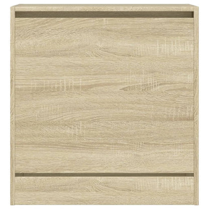 Schuhschrank Sonoma-Eiche 60x34x63,5 cm Holzwerkstoff