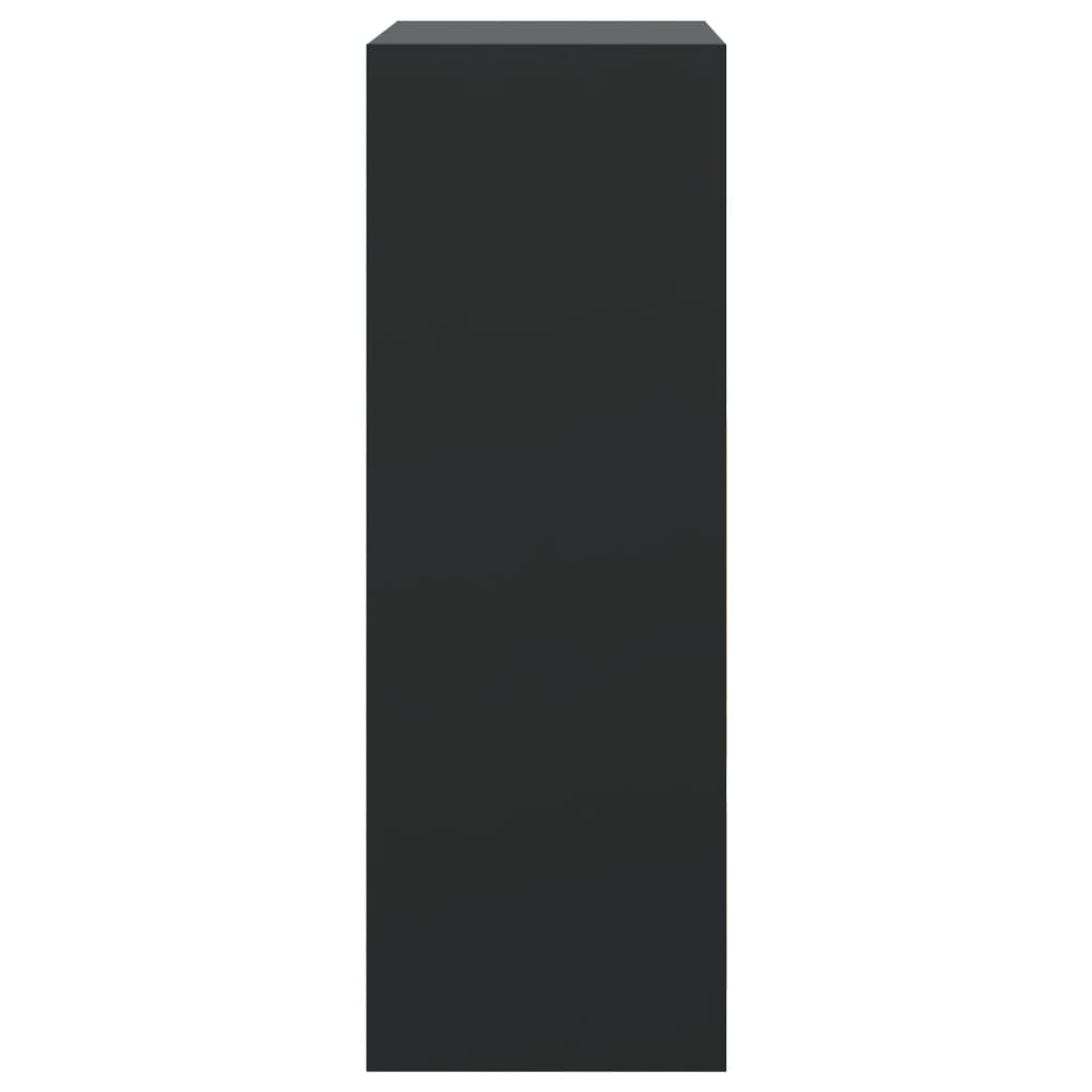 Schuhschrank Schwarz 60x34x96,5 cm Holzwerkstoff